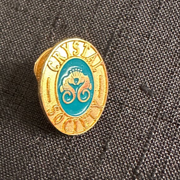 Vintage Crystal Society Tie Tack Pin - Crystal Cruise Lines Swag - Picture 3 of 6
